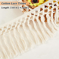 Garnitures en dentelle de coton&nbsp;OCOR-WH0071-016