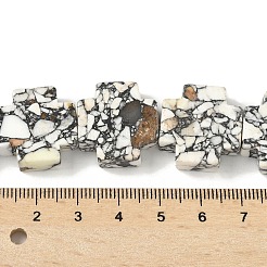 Gefärbten Synthesetürkisfarbenen Perlen Stränge&nbsp;G-M448-A01-03