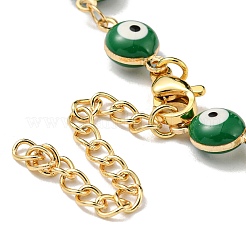 Pulsera de cadena de eslabones con diseño de ojo malvado&nbsp;VQ3782-1