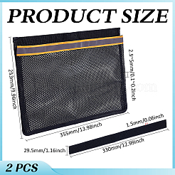 Bolsas de almacenamiento de malla de poliéster para yates&nbsp;AJEW-WH0752-380C