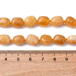 Colliers longs en perles de jade malaisien teinté naturel pour femmes&nbsp;NJEW-F340-A02