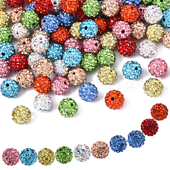 90pcs 9 Farben pflastern Discokugelperlen&nbsp;RB-YW0001-23
