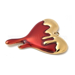 Pendentifs en acier inoxydable 304 émaillés&nbsp;STAS-V015-23G