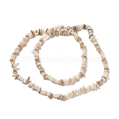 Natürlichen Süßwasser-Muschelperlen Stränge&nbsp;X-G-M205-85B