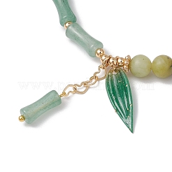 Perles d'aventurine vert naturel Bracelets de breloque&nbsp;BJEW-TA00616
