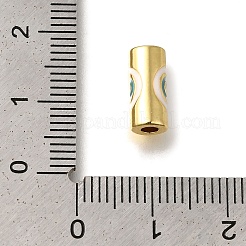 Cremagliera smalto perle di ottone placcatura&nbsp;KK-U019-01G-01
