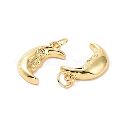 Pendentifs en laiton de lune&nbsp;KK-G435-11G