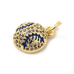 Pendentifs de placage en laiton&nbsp;X1-KK-A268-17G-02