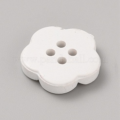 Sprühlackierte Kunststoffknöpfe&nbsp;FIND-WH0152-394B-10
