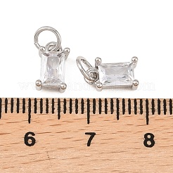 Anhänger aus Zirkonia aus Messing&nbsp;KK-Z146-02P-02