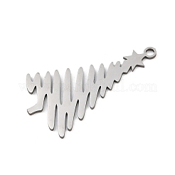 Pendentifs de Noël en acier inoxydable 201&nbsp;STAS-C156-01J-P