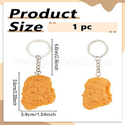 1 portachiavi in pvc con cibo simulato&nbsp;KEYC-LP0001-29