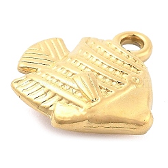 Pendentifs en acier inoxydable 304 avec placage ionique (IP)&nbsp;STAS-P379-08B-G