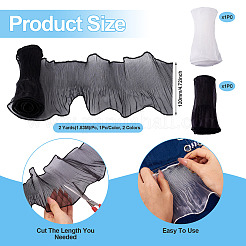 2 Stück 2-farbiger Nylon-Spitzenbesatz&nbsp;OCOR-TA0002-75