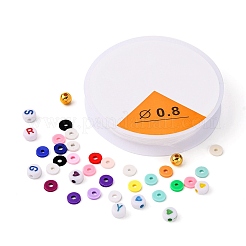 Kits de fabrication de bracelet de surfeur heishi diy&nbsp;DIY-FS0002-77