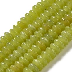 Natürliche Zitronen Jade Perlen Stränge&nbsp;G-Z030-A04-01