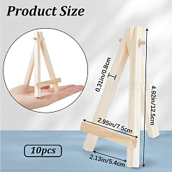 Chevalet triangulaire en bois pliable&nbsp;WOOD-WH0022-55A