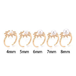 Sonnenform Messing Micro Pave klare Zirkonia Cup Peg Ring Einstellungen&nbsp;KK-T076-16G