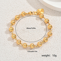 Braccialetti con perline rotonde in ottone per donna&nbsp;NG2159