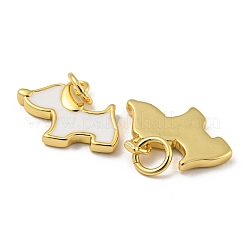 Messing Emaille Anhänger / charms&nbsp;KK-E093-01G-01