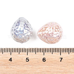 Perles d'imitation en verre électroplaqué&nbsp;GLAA-A044-04