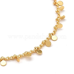 Tobilleras de latón con cadena&nbsp;AJEW-AN00290