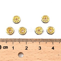 Perline distanziatori strass in ottone&nbsp;RB-A014-Z6mm-02G