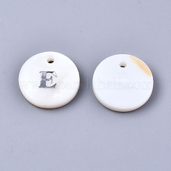 Pendentifs de coquillages d'eau douce naturelle&nbsp;SHEL-Q018-01A-E-P