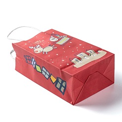 Sacchetti regalo in carta kraft a tema natalizio&nbsp;CARB-L009-A09