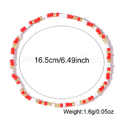 Boho-Armbänder aus runden Glasperlen für Damen&nbsp;NW8932-2