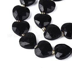 Natürlichen Obsidian Perlen Stränge&nbsp;G-P592-B06-01