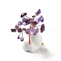 Baumschmuck aus natürlichen Edelsteinen&nbsp;DJEW-E007-01RC