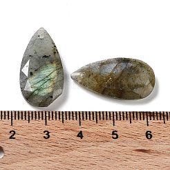 Anhänger aus natürlichem Labradorit mit Facettenschliff&nbsp;G-D082-01B