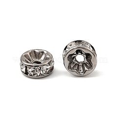 Messing Strass Zwischen perlen&nbsp;X-RB-A014-Z8mm-01B-NF