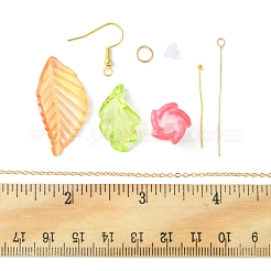 Kit de fabrication de boucles d'oreilles tulipe bricolage&nbsp;DIY-FS0004-16