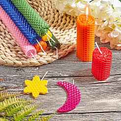 Feuilles de nid d'abeille en cire d'abeille&nbsp;DIY-WH0162-55B-09