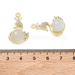 Pendentifs en alliage avec strass&nbsp;FIND-D044-22G-04
