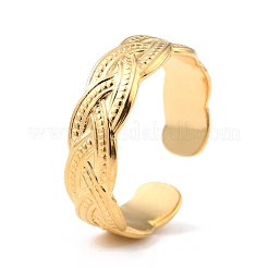 Anelli in acciaio inossidabile 304 placcati ioni (ip)&nbsp;RJEW-L102-29G