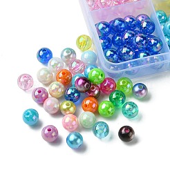 Kit di risultati per la creazione di gioielli con perline rotonde in acrilico e plastica fai da te 600 pz 24 stili&nbsp;DIY-FS0005-63
