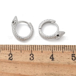 Messing Zirkonia Creolen&nbsp;EJEW-Q014-08P