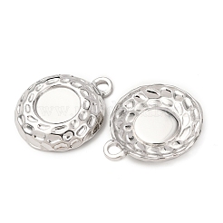 Cabochon pendenti in acciaio inossidabile 304&nbsp;STAS-I358-01P