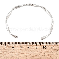 Bracelets manchettes en acier inoxydable 304 pour femmes&nbsp;BJEW-G776-02P