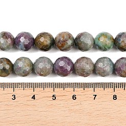 Brins de perles de corindon rouge&nbsp;G-K405-A01-10mm