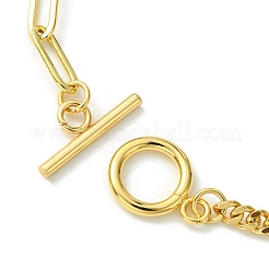 Braccialetti con ciondoli in ottone dorato&nbsp;BJEW-JB10021-01