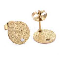 Boucles d'oreilles à tige en acier inoxydable 304 avec placage ionique (IP)&nbsp;STAS-Z021-B-01G