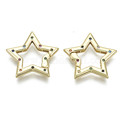 Messing micro pave zirkonia federringringe&nbsp;ZIRC-N039-025-NF