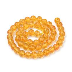 Perle sintetiche citrino fili&nbsp;G-S150-14-12mm