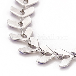 Bracciale con catene a maglia di grano smaltato&nbsp;BJEW-P271-02P-06