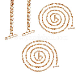 Manici per borse in catena di grano in lega di zinco&nbsp;FIND-WH0042-95G