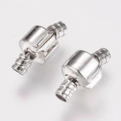Messing europäischen clip verschlüsse&nbsp;KK-G314-03P